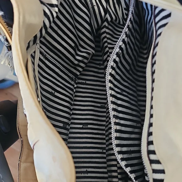 L.A.M.B. Pale Yellow Leather Bag - Picture 3 of 11